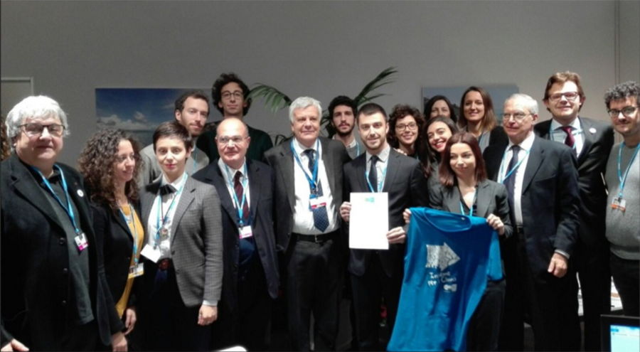 UNFCCC COP21 Paris Galletti, Minister of the Environment for Italy supports the Intergenerational Equity principle